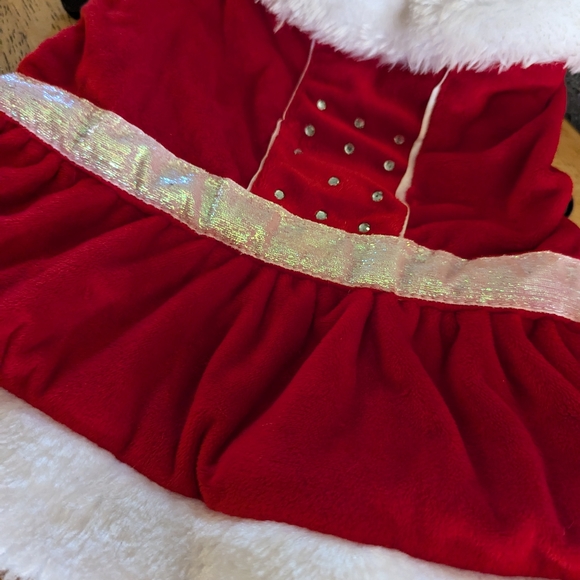Velvet Christmas Doggie Dress Sz Med - Picture 7 of 7